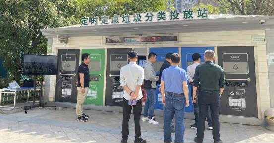 華展貓先生，智能環(huán)保垃圾房，垃圾分類收集房廠家