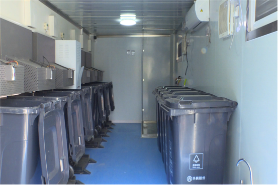 華展貓先生，智能垃圾分類房，垃圾分類收集點，垃圾房內(nèi)部