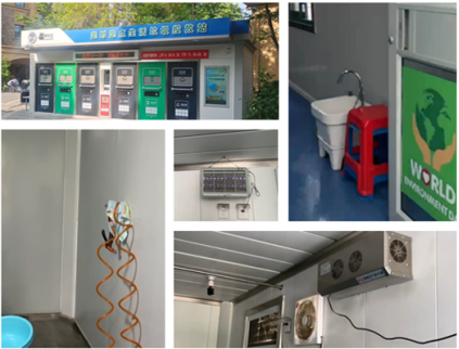 江蘇智能分類垃圾房，清潔小屋，垃圾分類收集站生產廠家